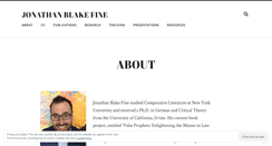 Desktop Screenshot of jonathanblakefine.com